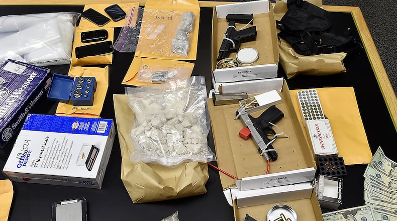 More than $120,000 of heroin was seized from a Bethel Twp. home by the Clark County Sheriff’s Office in 2014. BILL LACKEY / STAFF