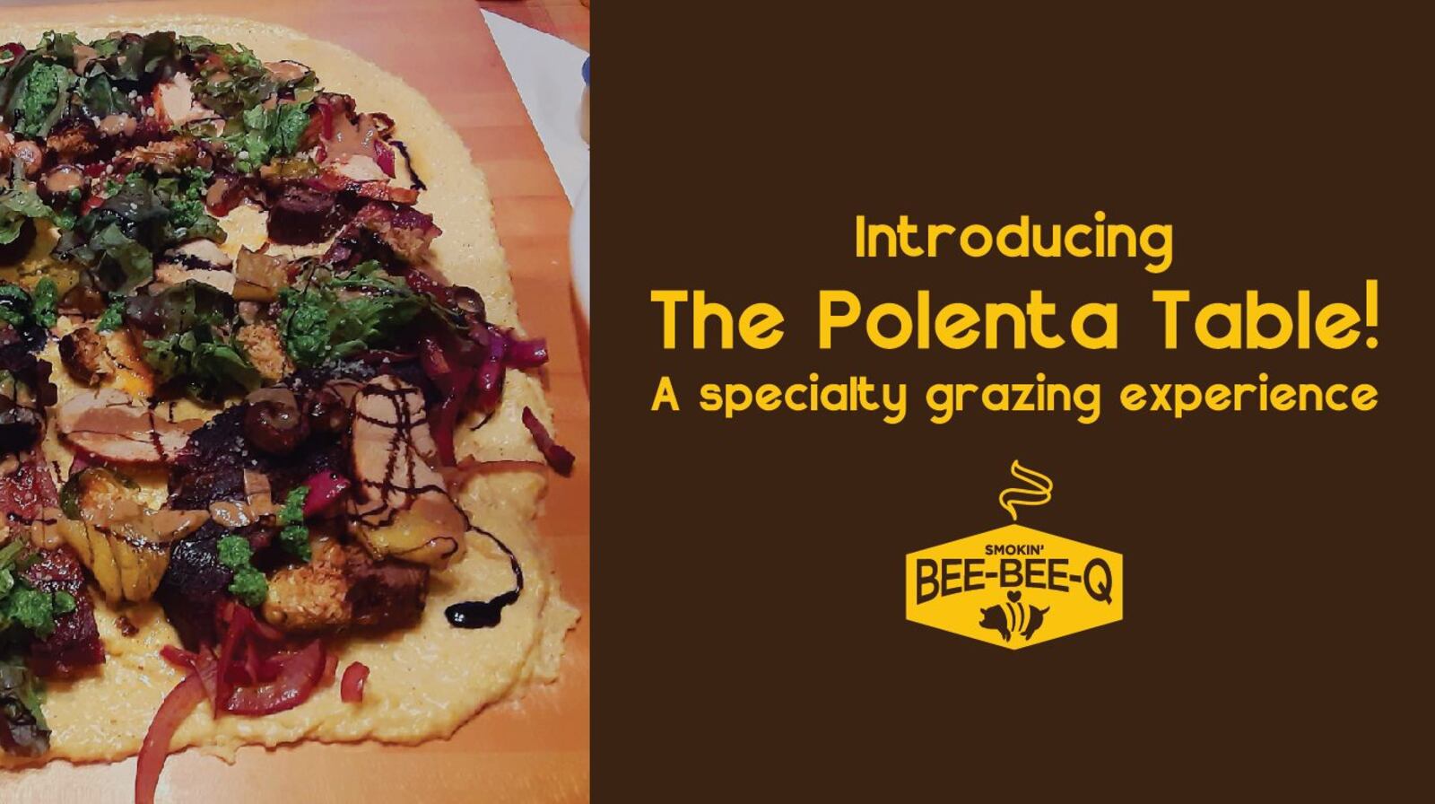 Smokin’ Bee-Bee-Q will create The Polenta Table during a special pop-up event at Troy’s Lunch at 4 W. Main on Friday, Feb. 14, 2020. CONTRIBUTED