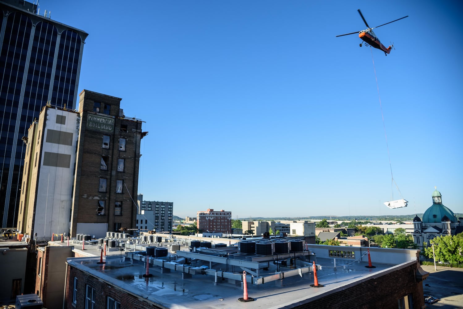 PHOTOS: Special delivery to Dayton Arcade
