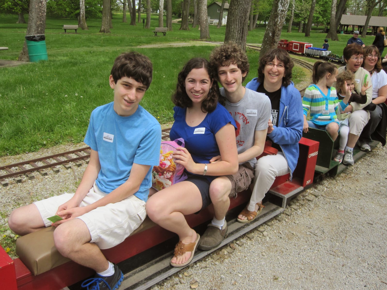 Sara Faust's children have always loved the miniature train at Carillon Park. They still like to ride it!
CONTRIBUTED