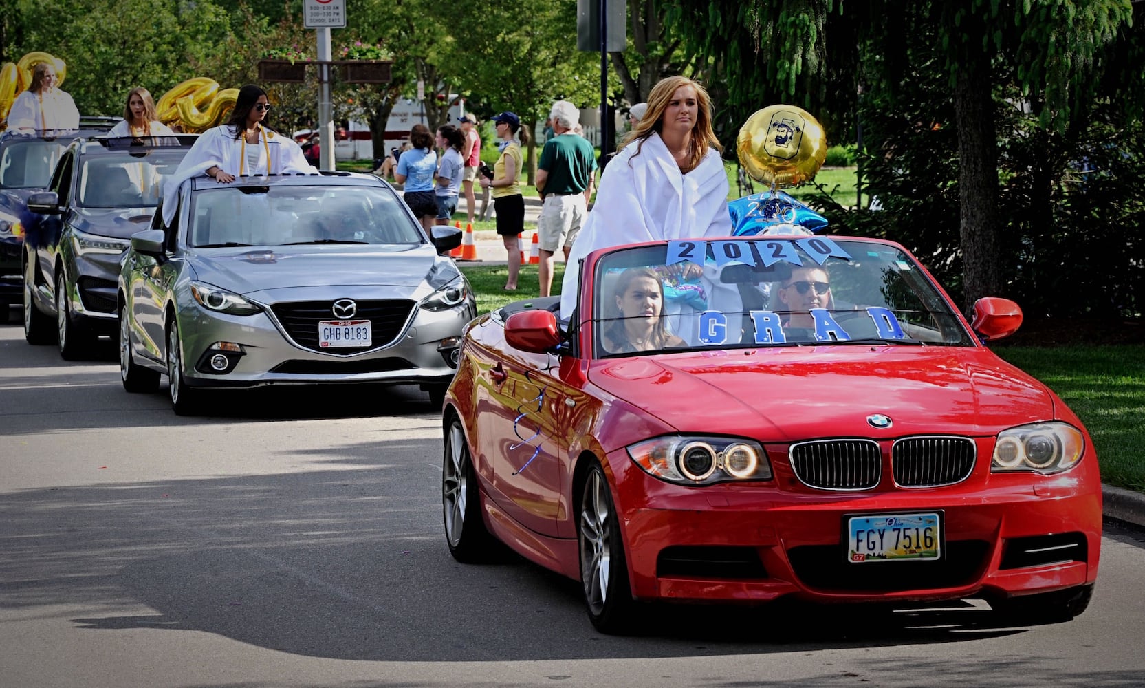 Oakwood community celebrates seniors during parade