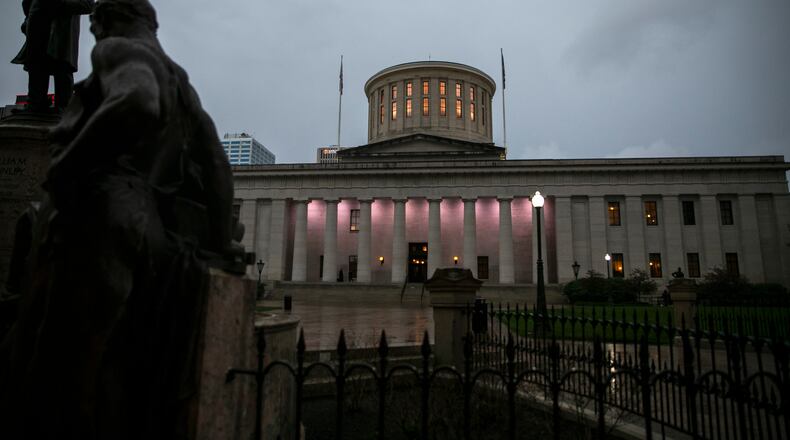 FILE — The Ohio Statehouse in Columbus, on April 21, 2023. While we keep our eyes on Trump and his allies and enablers, it is also important not to lose sight of the fact that antidemocratic attitudes run deep within the Republican Party, Jamelle Bouie writes. (Maddie McGarvey/The New York Times)