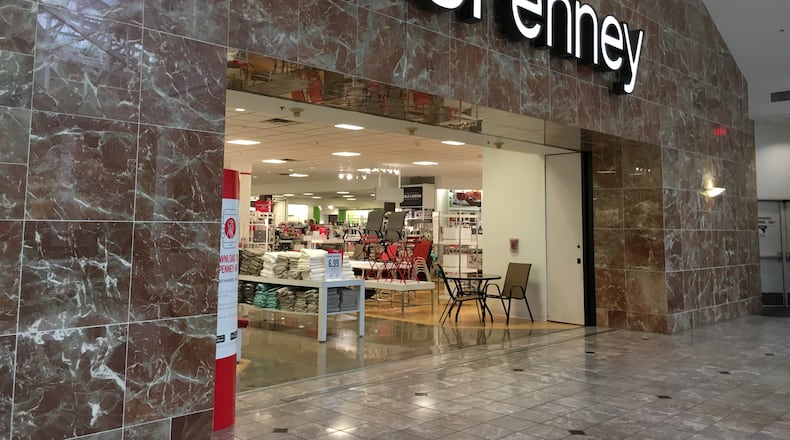 JCPenney plans to close 18 department stores and 9 home and furniture stores. STAFF PHOTO / HOLLY SHIVELY