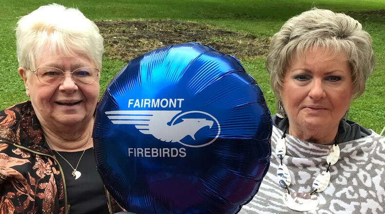 Sisters Janice Studebaker and Judy Halsall, daughters of Paul White, represent the second of five generations of White's descendants to graduate from Fairmont. Although 2020 was the last year for a family member to graduate, the sisters can still enjoy a 2021 Fairmont grad party for a friend's granddaughter. CONTRIBUTED