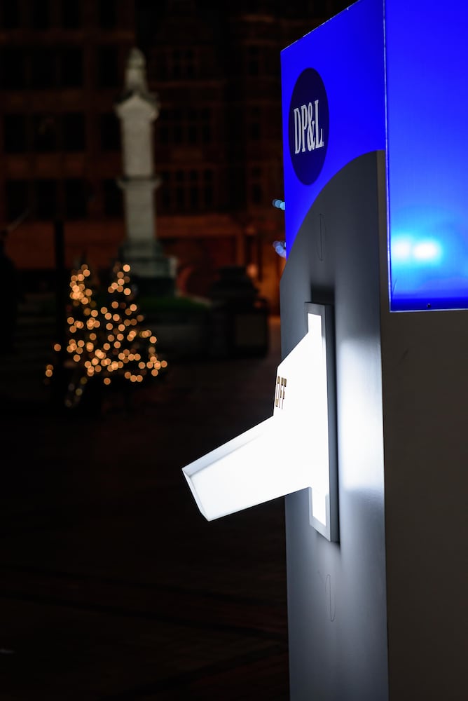 PHOTOS:  A behind the scenes look at filming of Downtown Dayton's Virtual Grande Illumination