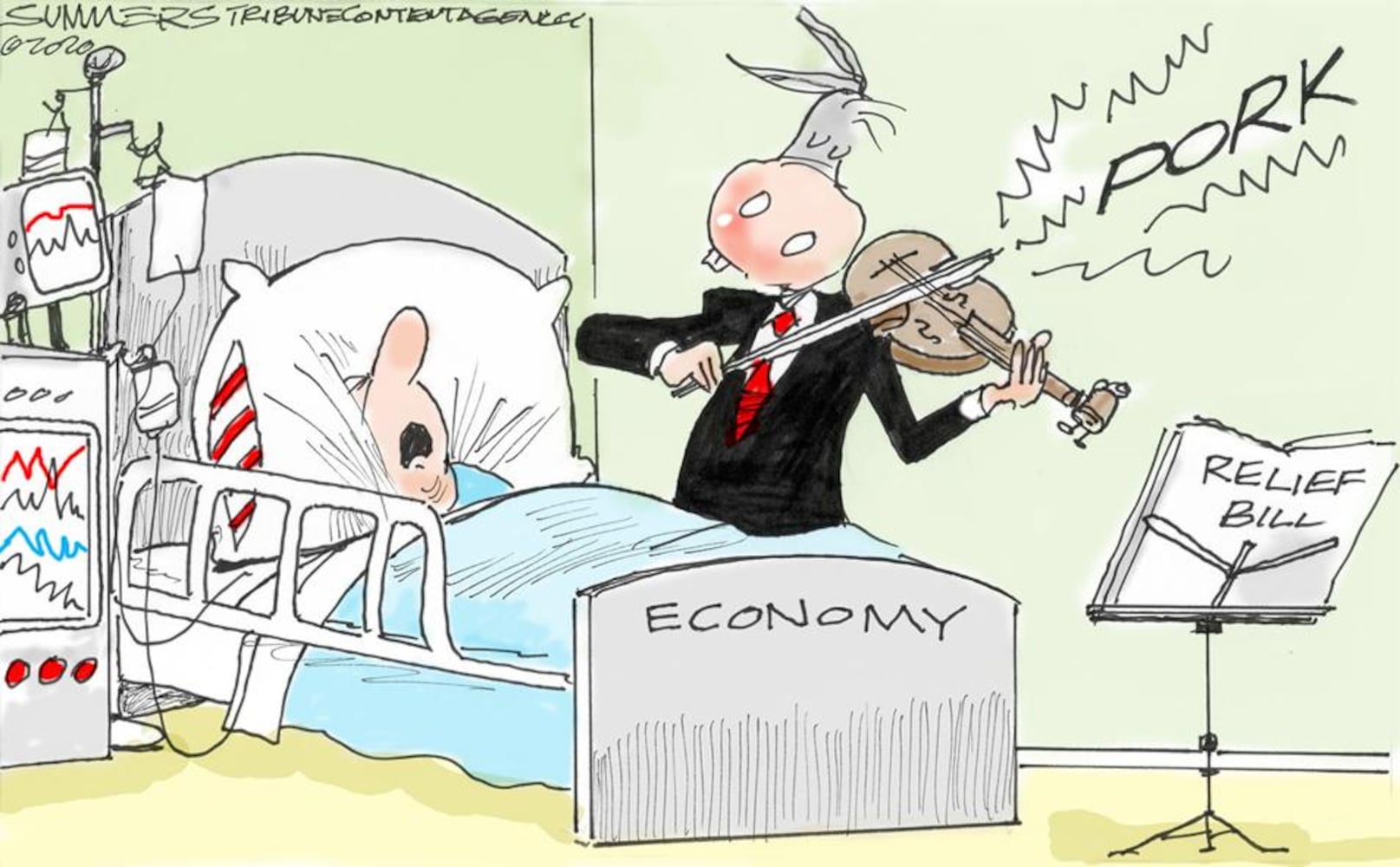 Week in cartoons: Surgical mask shortage, the economy and more