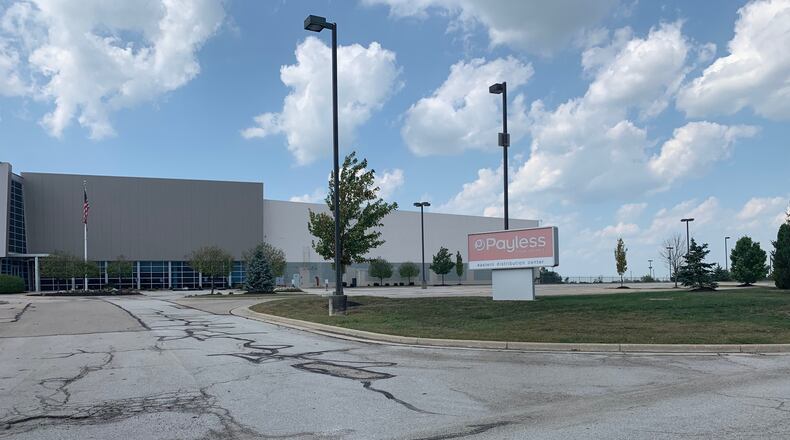 Payless ShoeSource left its distribution center in Brookville this year, imposing an outsized impact on Dayton’s industrial real estate market. STAFF