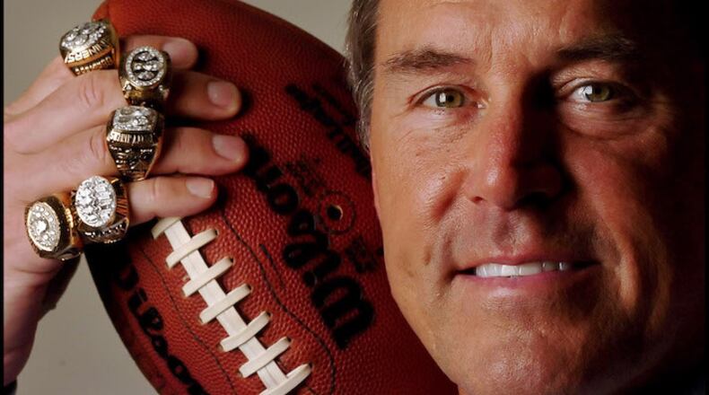 Twenty-five years ago, Dwight Clark made one of the greatest catches in NFL history. It changed his career, started the San Francisco 49ers dynasty and, for a period of time, ended the Dallas Cowboys' reign as the NFC's top team. Clark a native of Charlotte, N.C., won five Super Bowl rings with the 49ers as a player and front office executive. (Jeff Siner/Charlotte Observer/TNS)