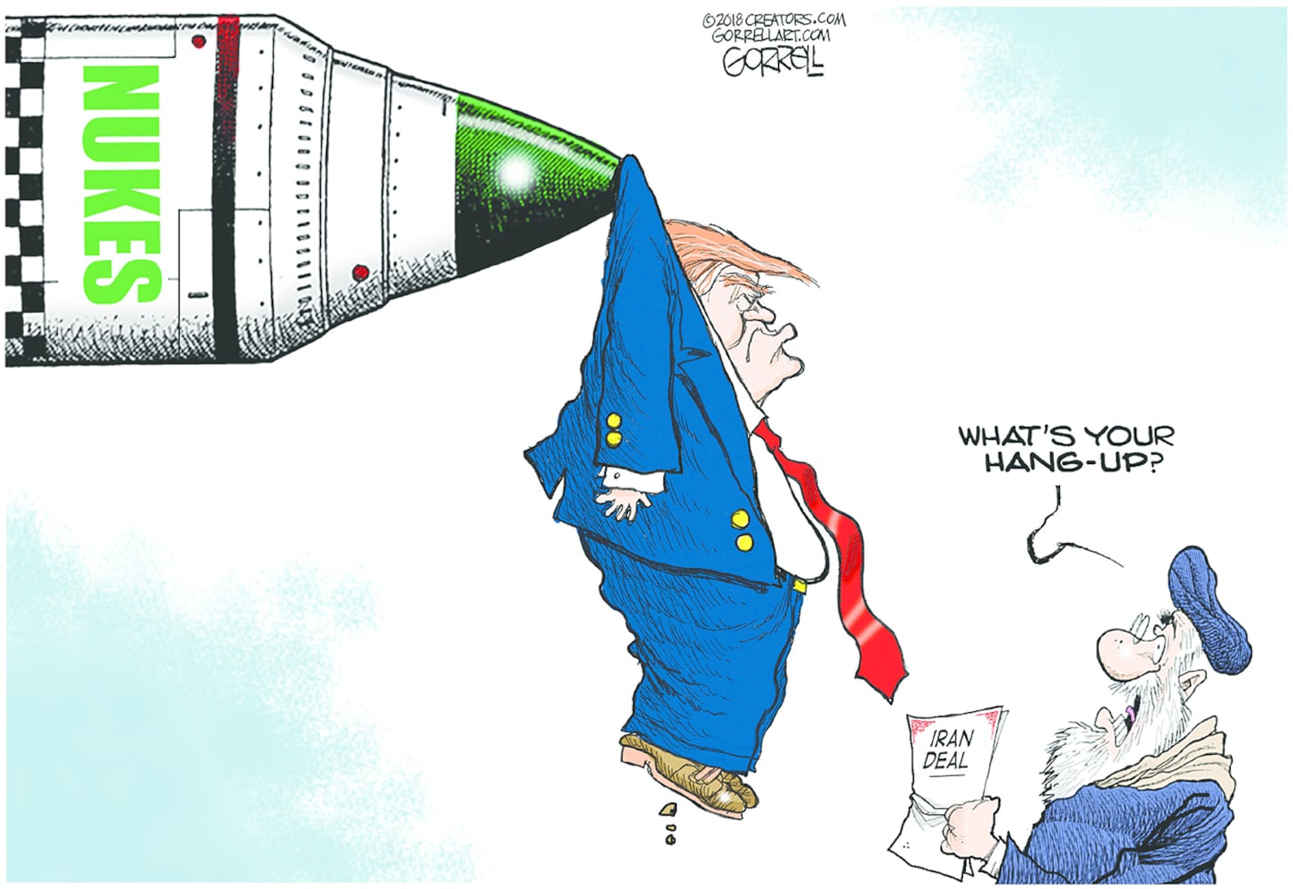 Week in cartoons: The Iran deal, Rudy Giuliani and more
