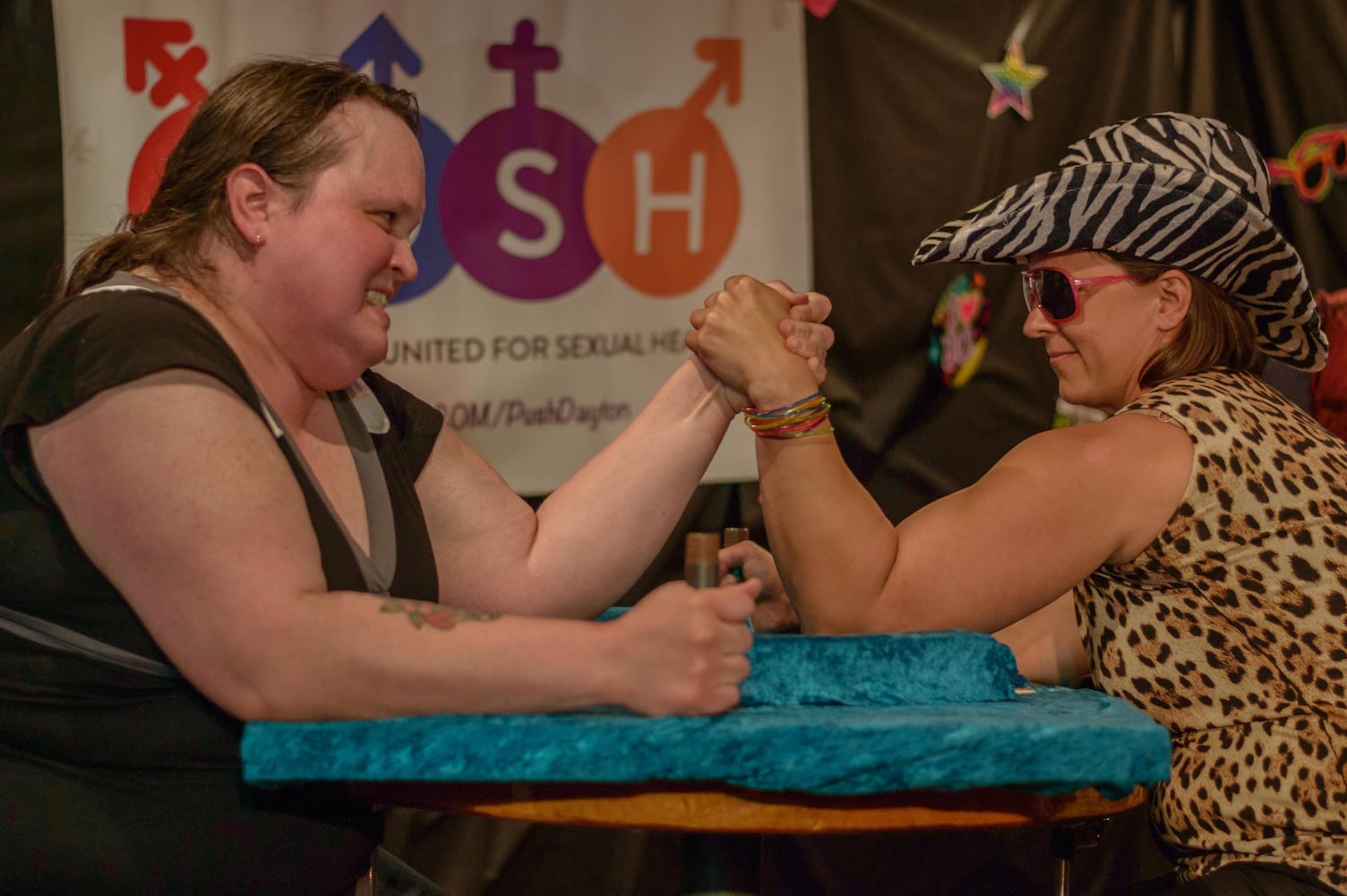 Ladies of the 80's Arm Wrestling