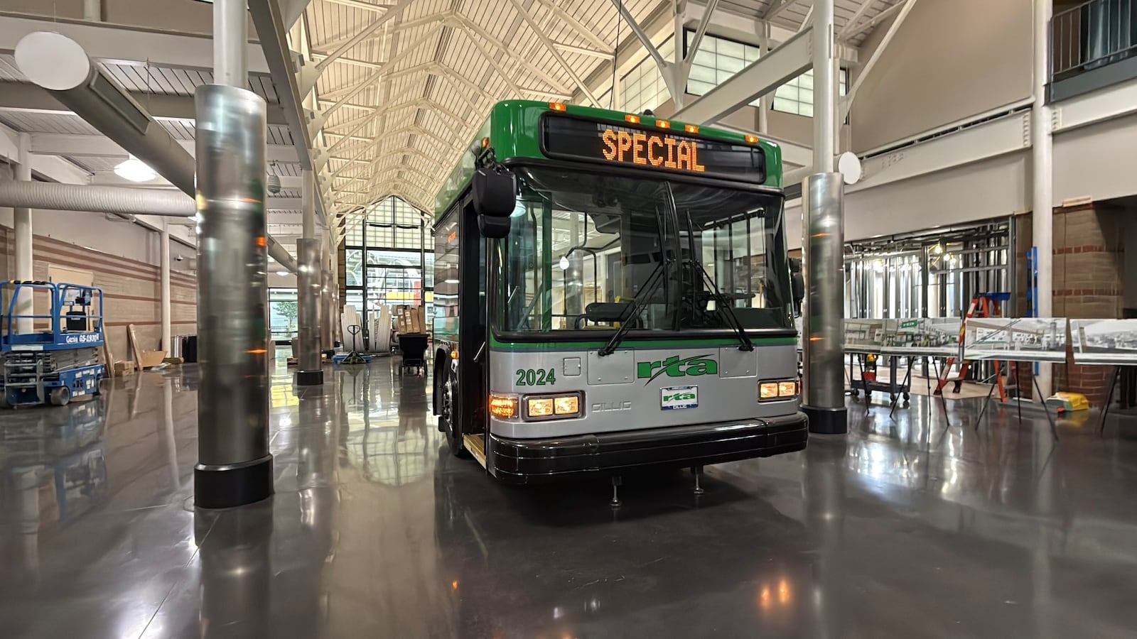 Greater Dayton RTA is turning its old concourse at the Wright Stop Plaza Transit Center in downtown into an interactive children's learning center. CORNELIUS FROLIK / STAFF