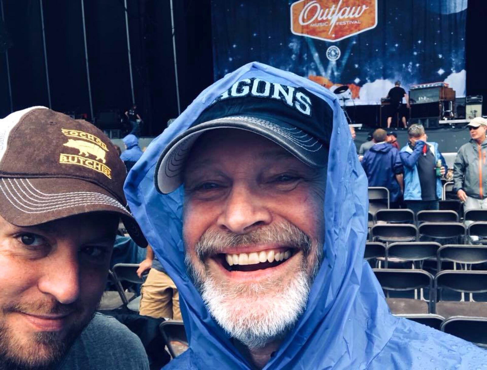 Mike Colvin (left) with friend, George Balog. CONTRIBUTED PHOTO
