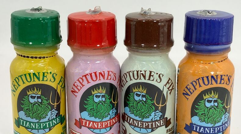 Neptune's Fix tianeptine elixir, considered to be a dietary supplement, is being recalled due to reports of life-threatening effects, the U.S. Food and Drug Administration says. CREDIT: US FDA