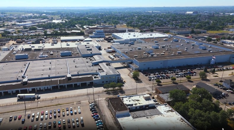 An aerial view of the Mahle Behr plant, where the company is celebrating 100 years of manufacturing. Mahle Behr image
