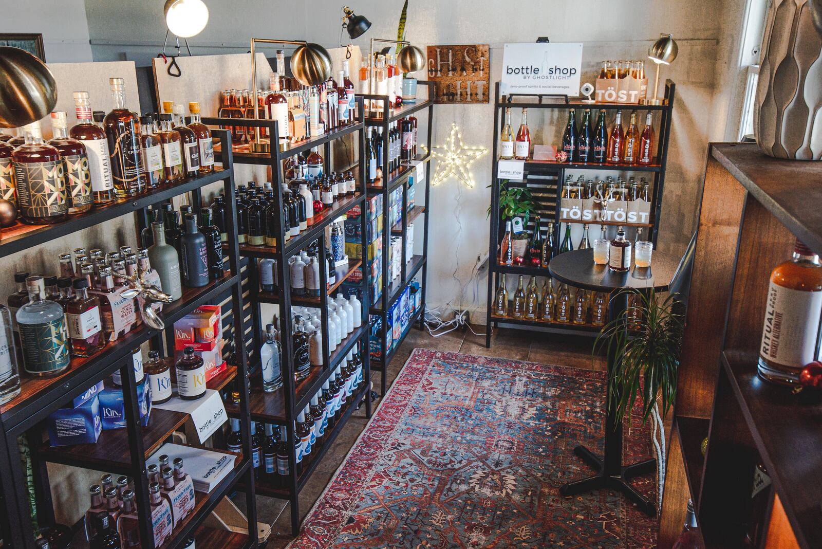 The Bottle Shop by Ghostlight is located inside the coffee shop at 1201 Wayne Ave. in Dayton. PHOTO BY ABBY HOFRICHTER