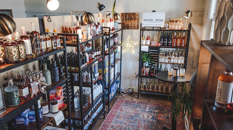 The Bottle Shop by Ghostlight is located inside the coffee shop at 1201 Wayne Ave. in Dayton (PHOTO CREDIT: ABBY HOFRICHTER).