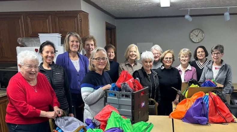 Members of Christ Child Society assemble hygiene kits One of our newer service projects is assembling basic hygiene kits to community for homeless teens and youth.
CONTRIBUTED