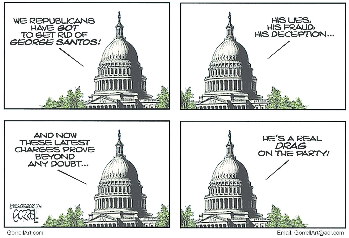 WEEK IN CARTOONS: Classified documents, mass shootings and more