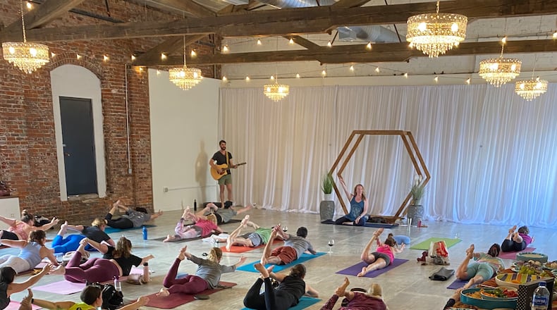 The Brightside Music & Event Venue will host Yoga & Wine Wednesday on March 29. PHOTO BY LIBBY BALLENGEE