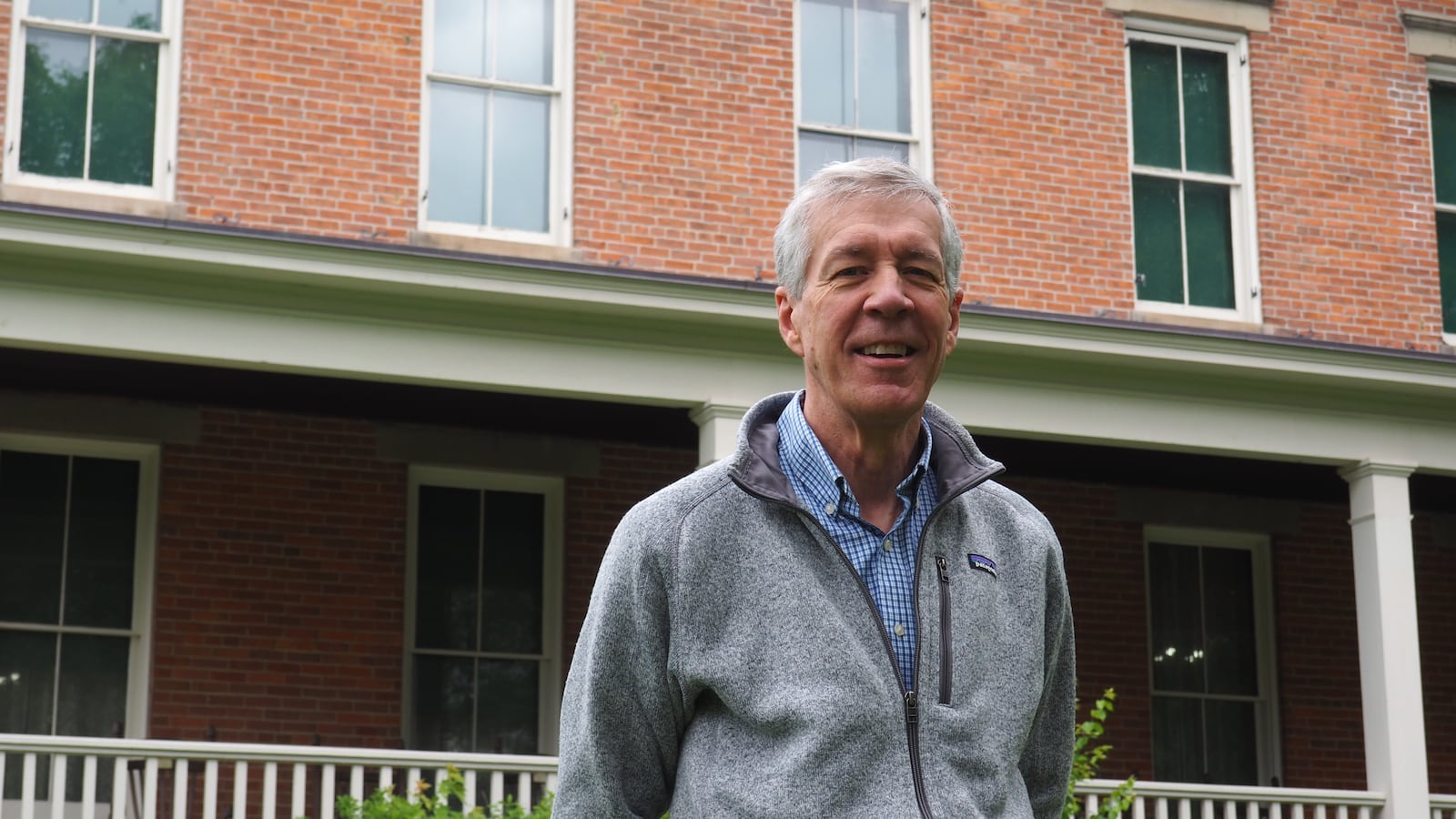 Jeff Lehman is president of Friends of Chrisholm, an organization that, in partnership with MetroParks, preserves the Augspurger house. BRYN DIPPOLD/STAFF