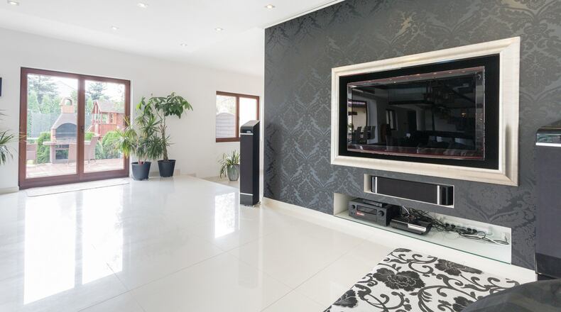 Sometimes you have to let it go and allow the TV to be front and center. (Dreamstime)