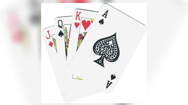 A deck of playing cards. FILE