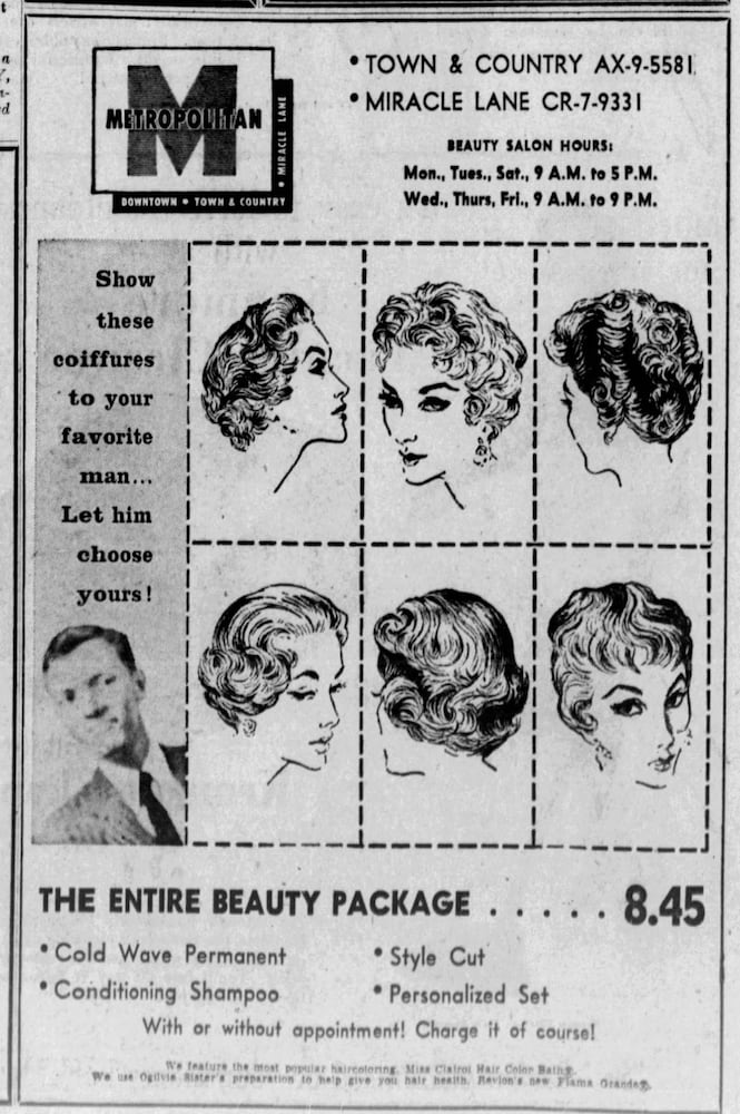 Town and Country shopping center advertisements