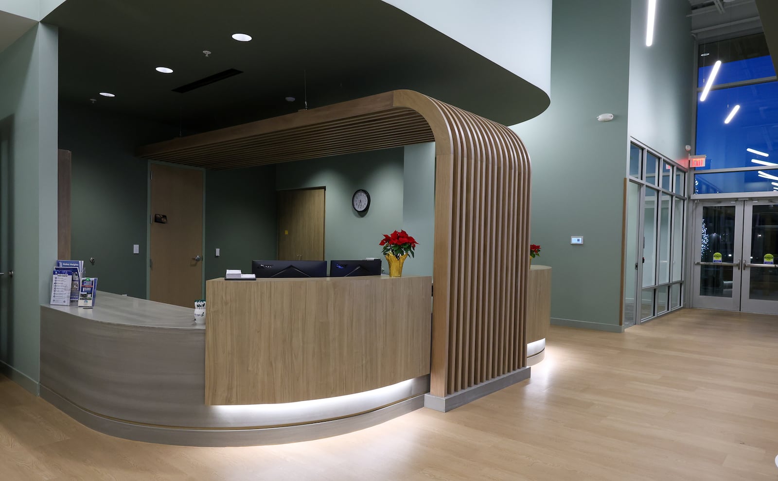 The Richard F. Shomper City Governance Center in Huber Heights houses the city’s zoning, planning, human resources, management, and engineering departments in addition to city council chambers. BRYANT BILLING/STAFF