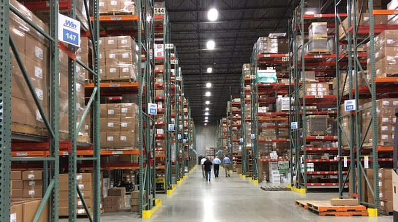 Besides Miamisburg, Winsupply has distribution centers in Middletown, Conn., Aurora, Colo. and in Prince George, Va. THOMAS GNAU/STAFF