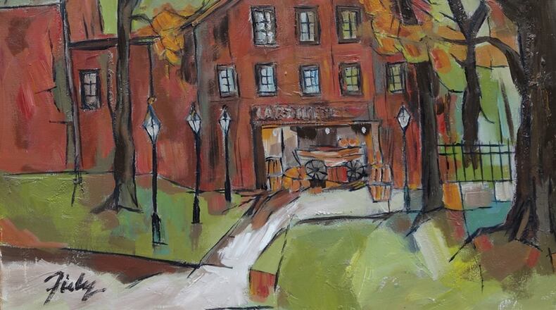 “Carillon Brewing Company” acrylic on canvas by Doug Fiely. CONTRIBUTED
