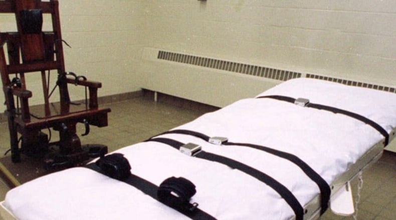 When Ohio reinstituted the death penalty in the late 1990s, both the electric chair - "Old Spark" - and a bed for lethal injection were available in the death chamber at the Southern Ohio Correctional Facility outside Lucasville. Now both methods have been ruled out, leaving state lawmakers struggling to come up with an alternative. GARY GARDINER / ASSOCIATED PRESS