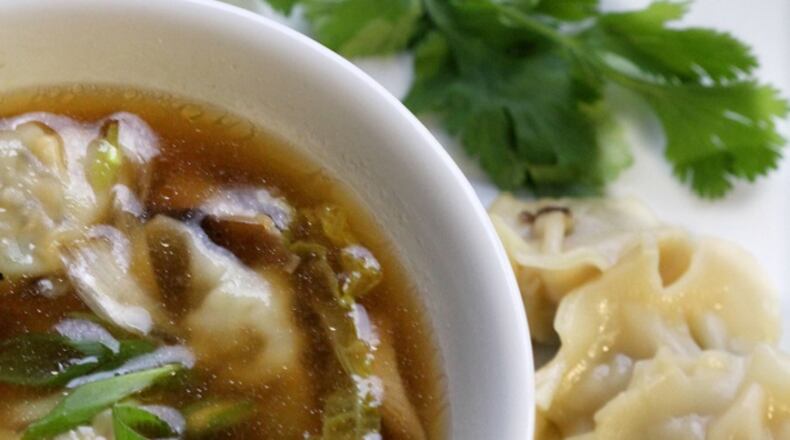 Quick Chicken Wonton soup. (Jessica J. Trevino/Detroit Free Press/TNS)