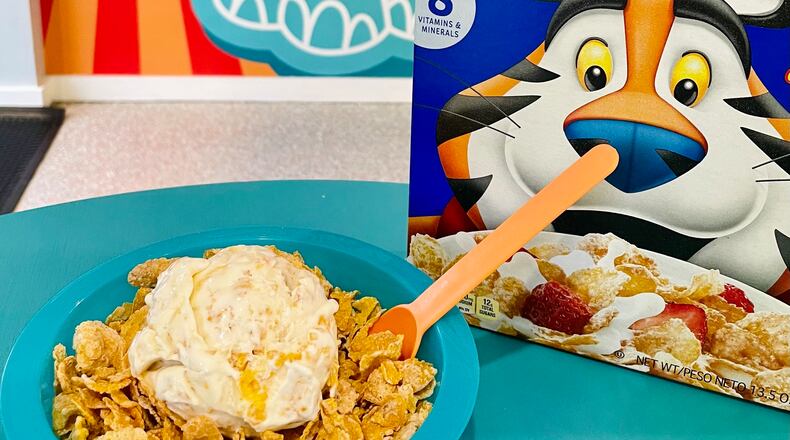 Jubie’s Creamery is opening its Fairborn and Moraine locations at 9 a.m. Saturday, Feb. 4 for customers to eat ice cream for breakfast. CONTRIBUTED PHOTO