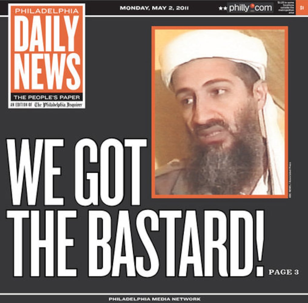 Newspapers report Osama bin Laden's death
