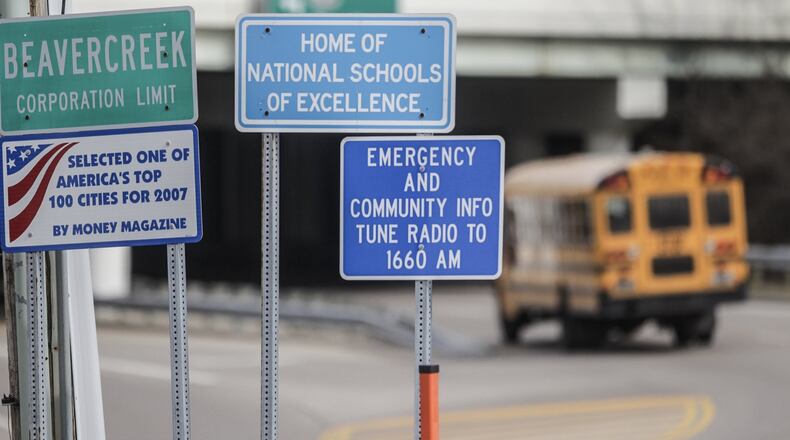 The city of Beavercreek is considering an 1% earned income tax to appear on the November 2020 Ballot. The tax will help fix roads and other services.JIMNOELKER/STAFF