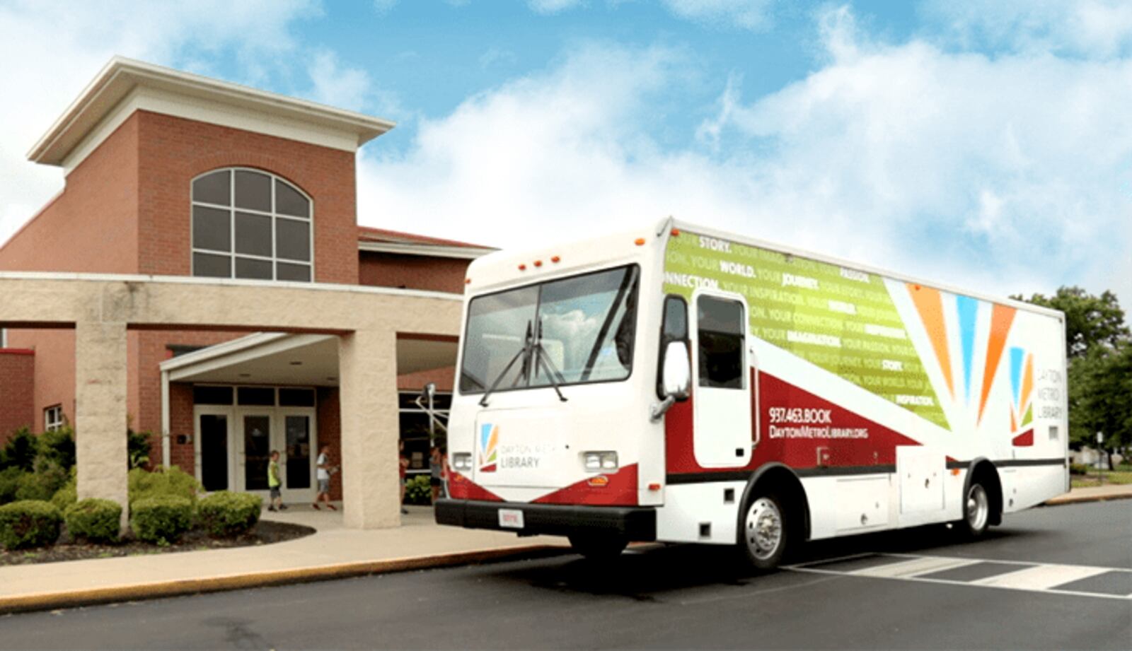 DML’s Outreach Services include the Kids’ Bookmobile, Home Library Services, and Lobby Stop Service. Whether it's a Bookmobile stop at a daycare center, delivery to someone who cannot leave home, or participating in a community event, Outreach Services expands the reach and impact of the Dayton Metro Library. (CONTRIBUTED)