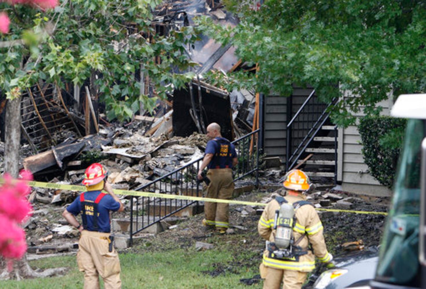Fire at Edge Creek apartments, 07.19.09