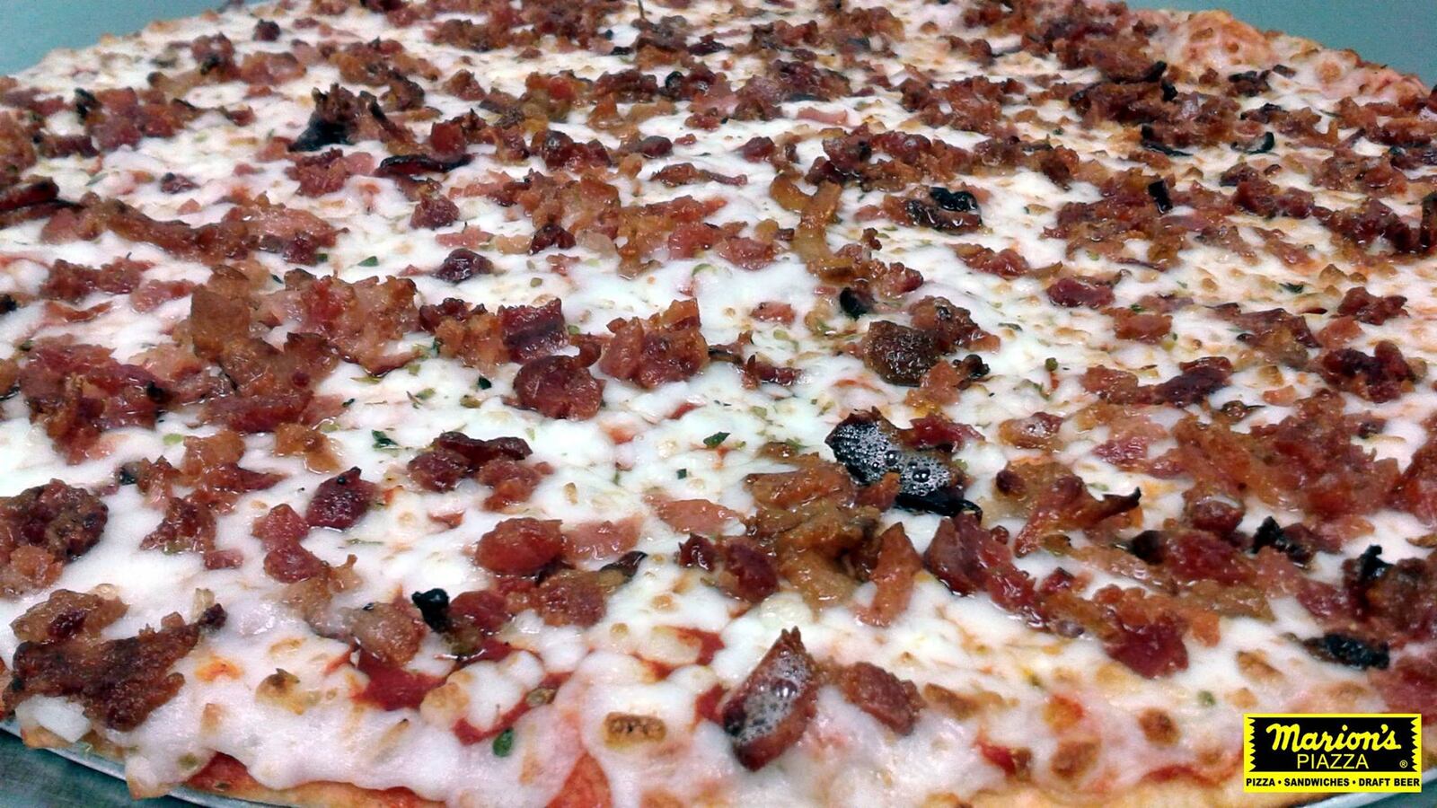 Bacon is one of the ingrediants on this Marion's Pizza. (Source: Facebook/Marion's Piazza)