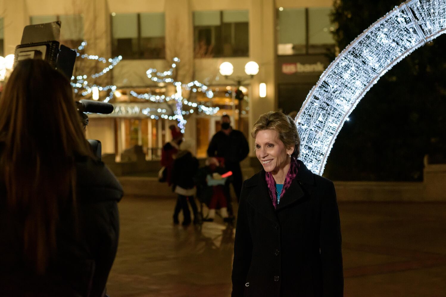 PHOTOS:  A behind the scenes look at filming of Downtown Dayton's Virtual Grande Illumination