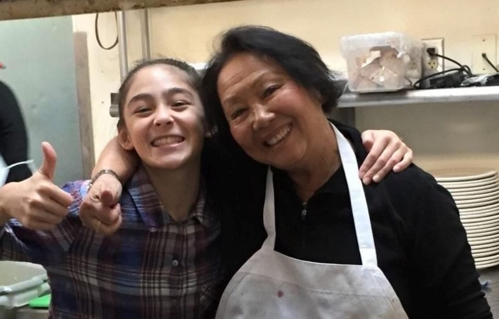 Mary Miller, right, with her granddaughter Ava Andary, is the founder or co-founder of four restaurants in the Dayton area. CONTRIBUTED