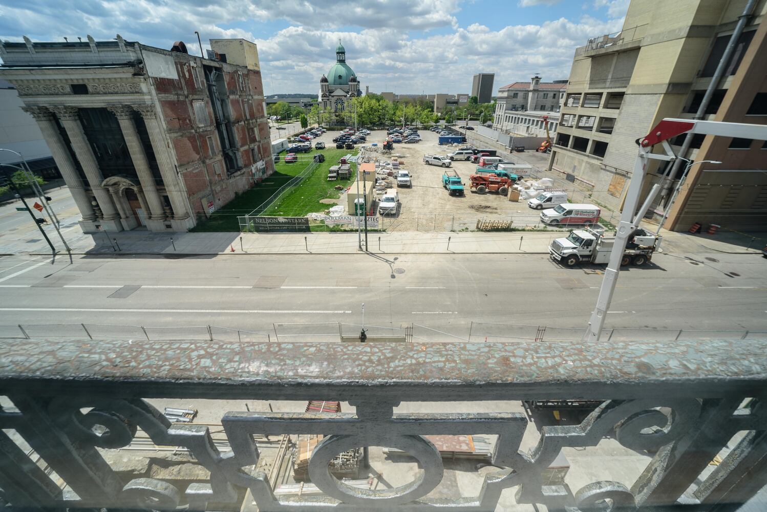 PHOTOS: Dayton Arcade recovery continues, first floor slab completed and windows restored