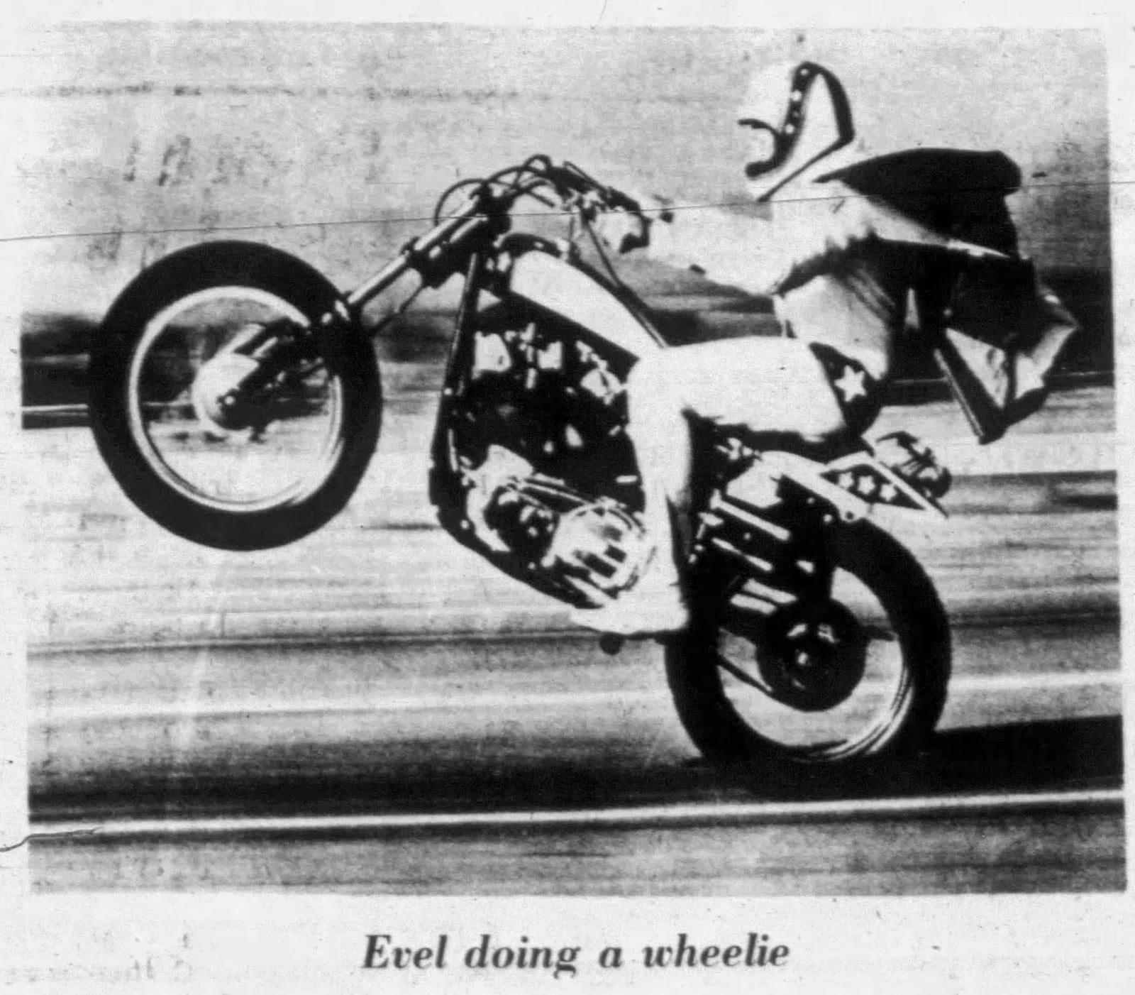 Evel Knievel landed a motorcycle jump over 14 busses at Kings Island in 1975. NEWS JOURNAL ARCHIVES