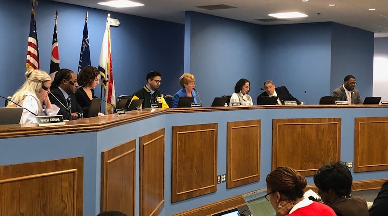 Dayton’s school board hopes efforts stemming from its strategic plan will lead to continued academic improvement in the district. JEREMY P. KELLEY / STAFF