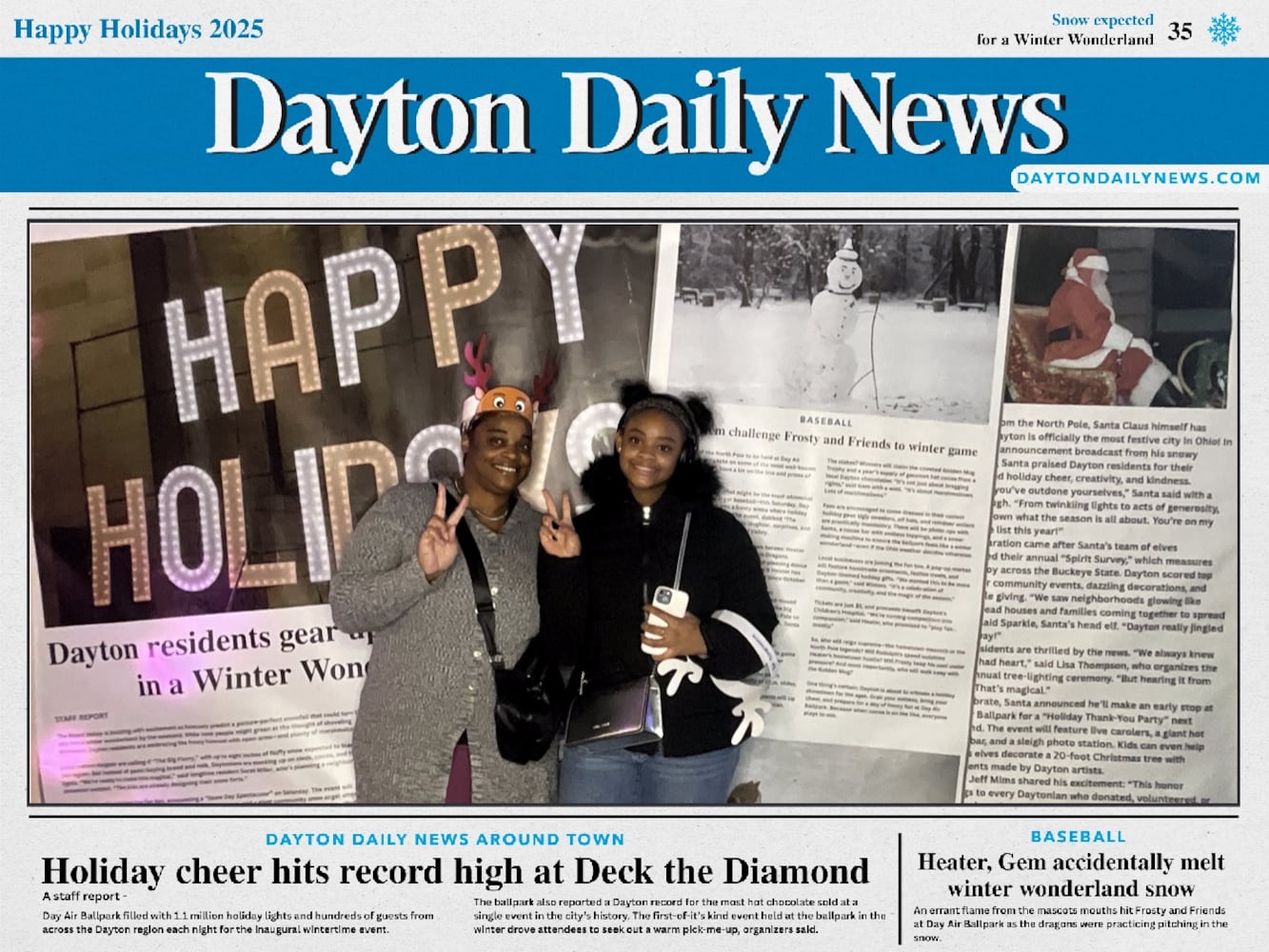 Did we spot you at Deck the Diamond?