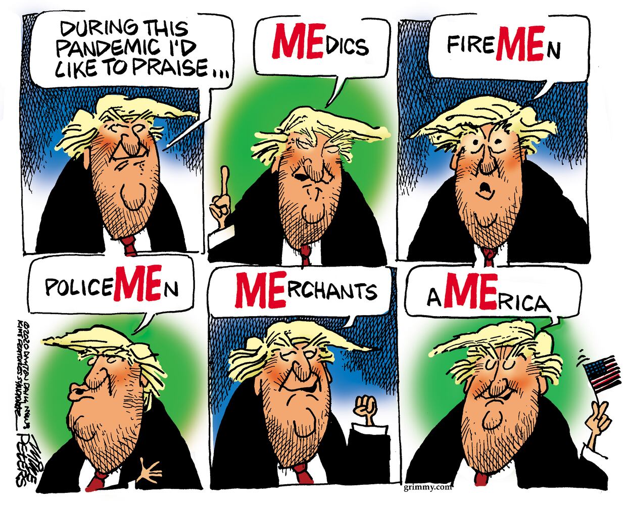 2020: The best of Pulitzer Prize winner Mike Peters political cartoons