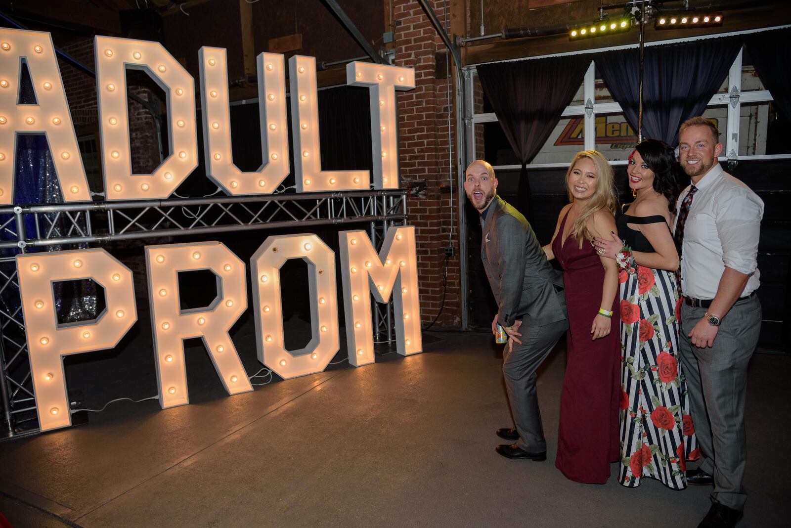 The second Adult Prom took place on Saturday, March 2, at Top of the Market, 32 Webster St. in downtown Dayton. Liftoff Entertainment hosted the event which benefited Luv4K9s and Pirate Packs. TOM GILLIAM / CONTRIBUTING PHOTOGRAPHER