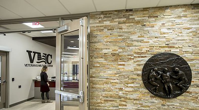 Wright State’s ongoing effort to support and honor active and retired military members includes offering active-duty military undergrads a scholarship. FILE