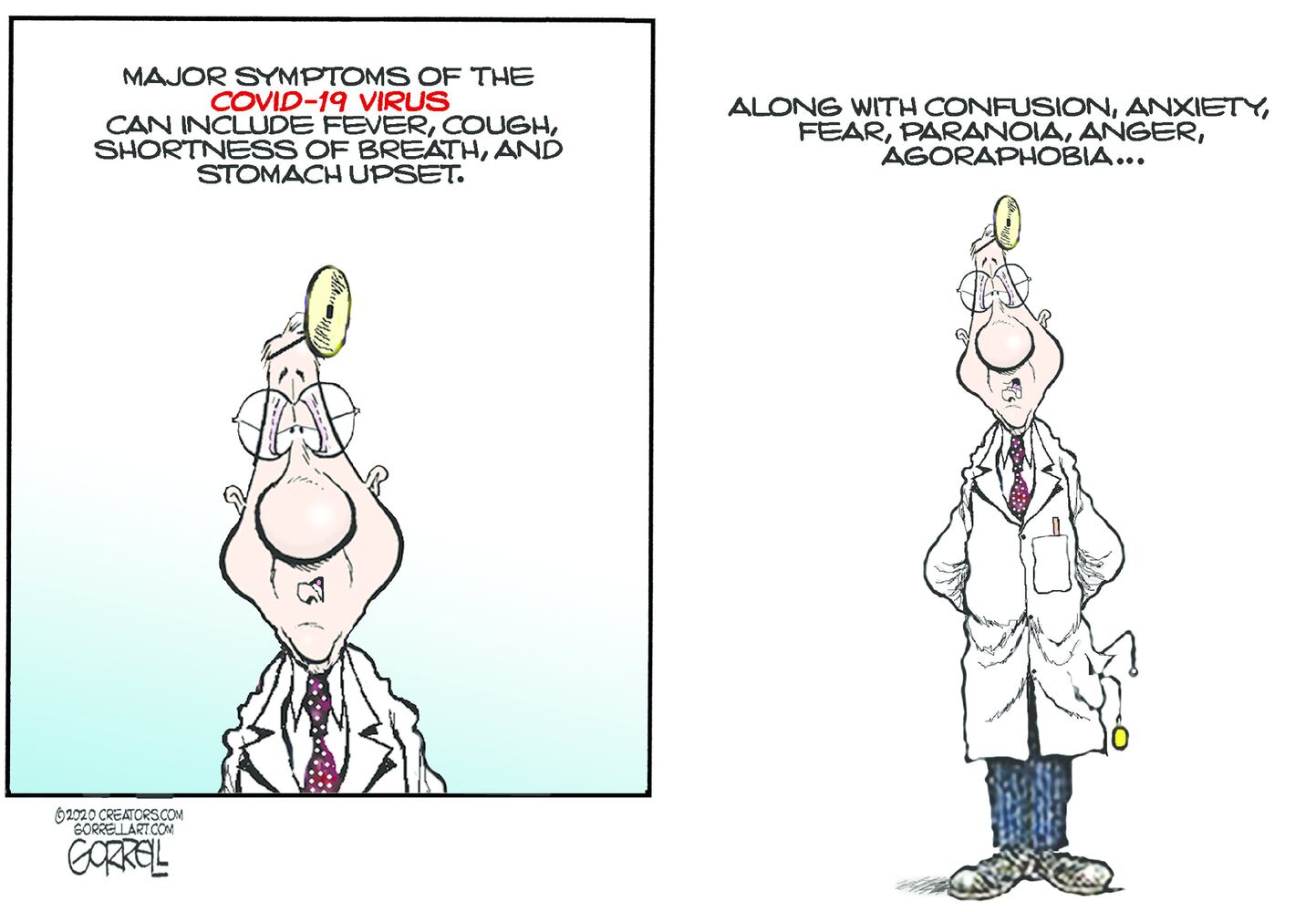 Week in cartoons: Trump's health, the fly and more