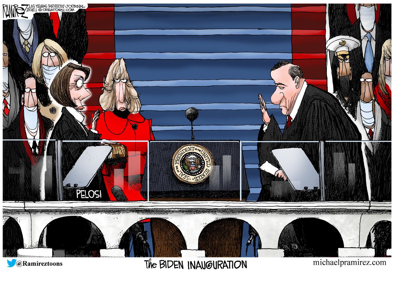 FROM THE RIGHT MICHAEL RAMIREZ