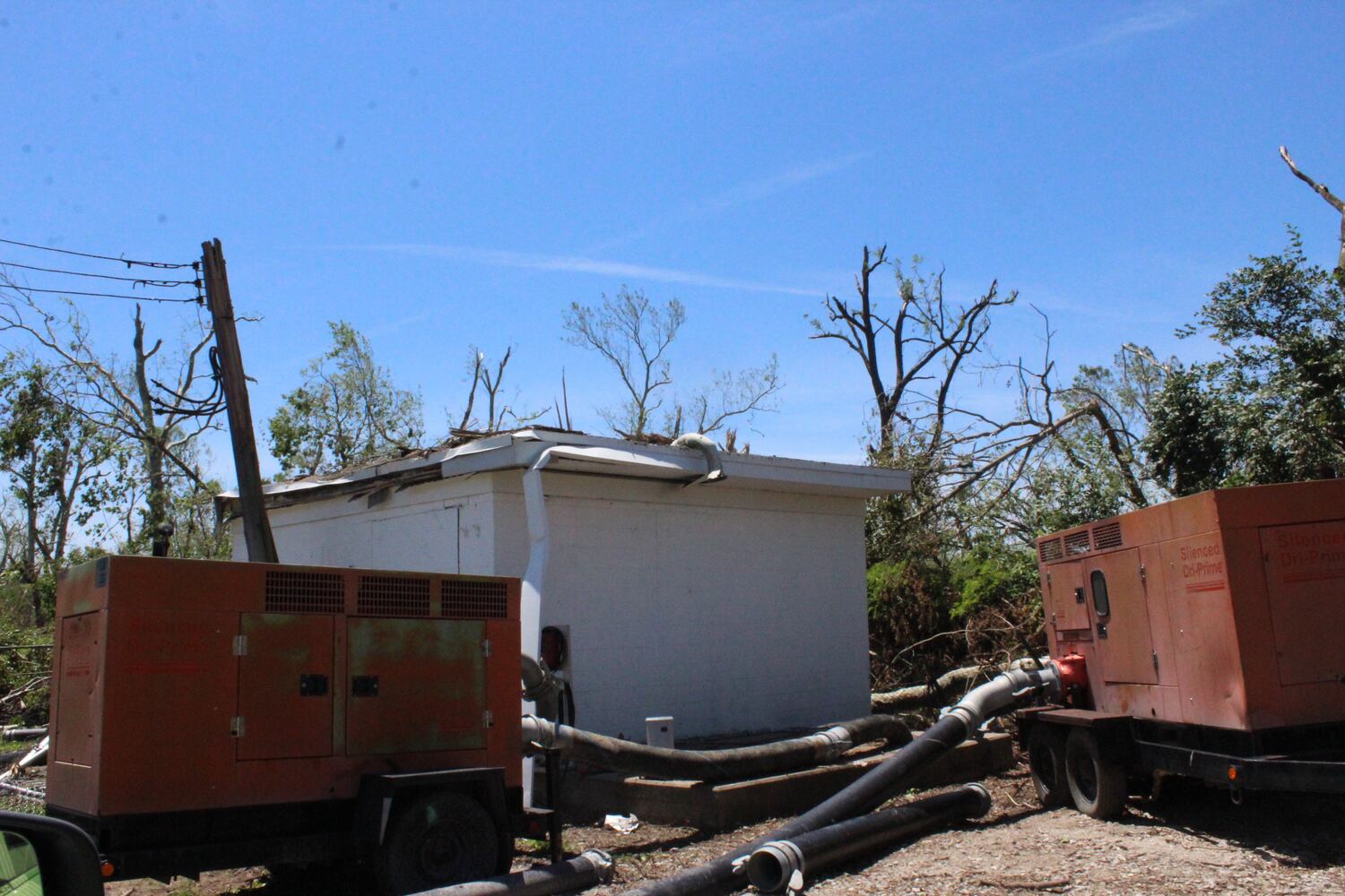 Photos: ‘extraordinary’ damage to parts of  Wegerzyn MetroPark, some parts mostly untouched